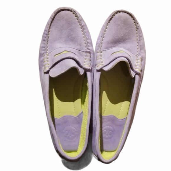Women's JOHNSTON & MURPHY Lilac Loafers (7/7.5) - Picture 6 of 16